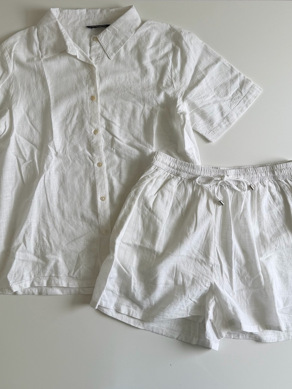 Club Z Collection White Cotton Set - Size M